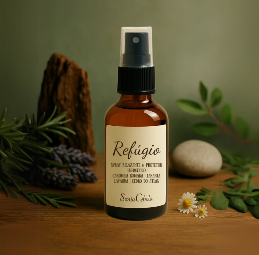 ✨ Refúgio - Spray Relaxante e Protetor Energético com Cedro do Atlas🌸